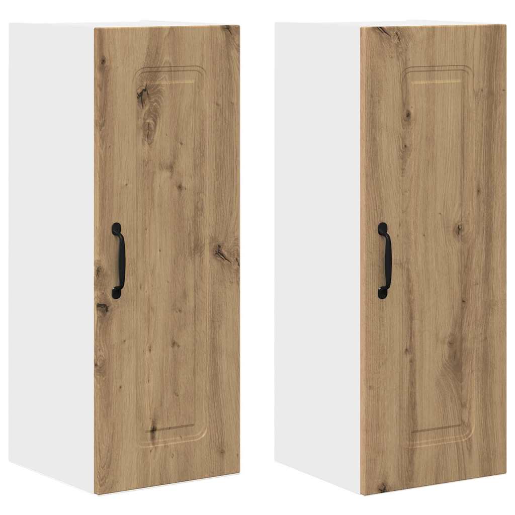 Kitchen Wall Cabinet 2 pcs Artisan Oak 30 x 31 x 80 cm